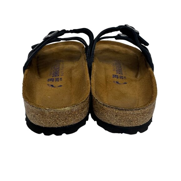 Birkenstock Granada Soft Footbed Black oiled leather Sandals Women’s sz 39/8.5 - Picture 5 of 11
